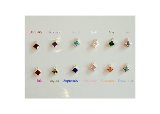 14k Gold Filled Birth Month Necklace