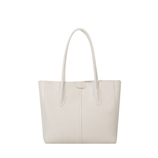 Croc Embossed Shopper Tote Bag