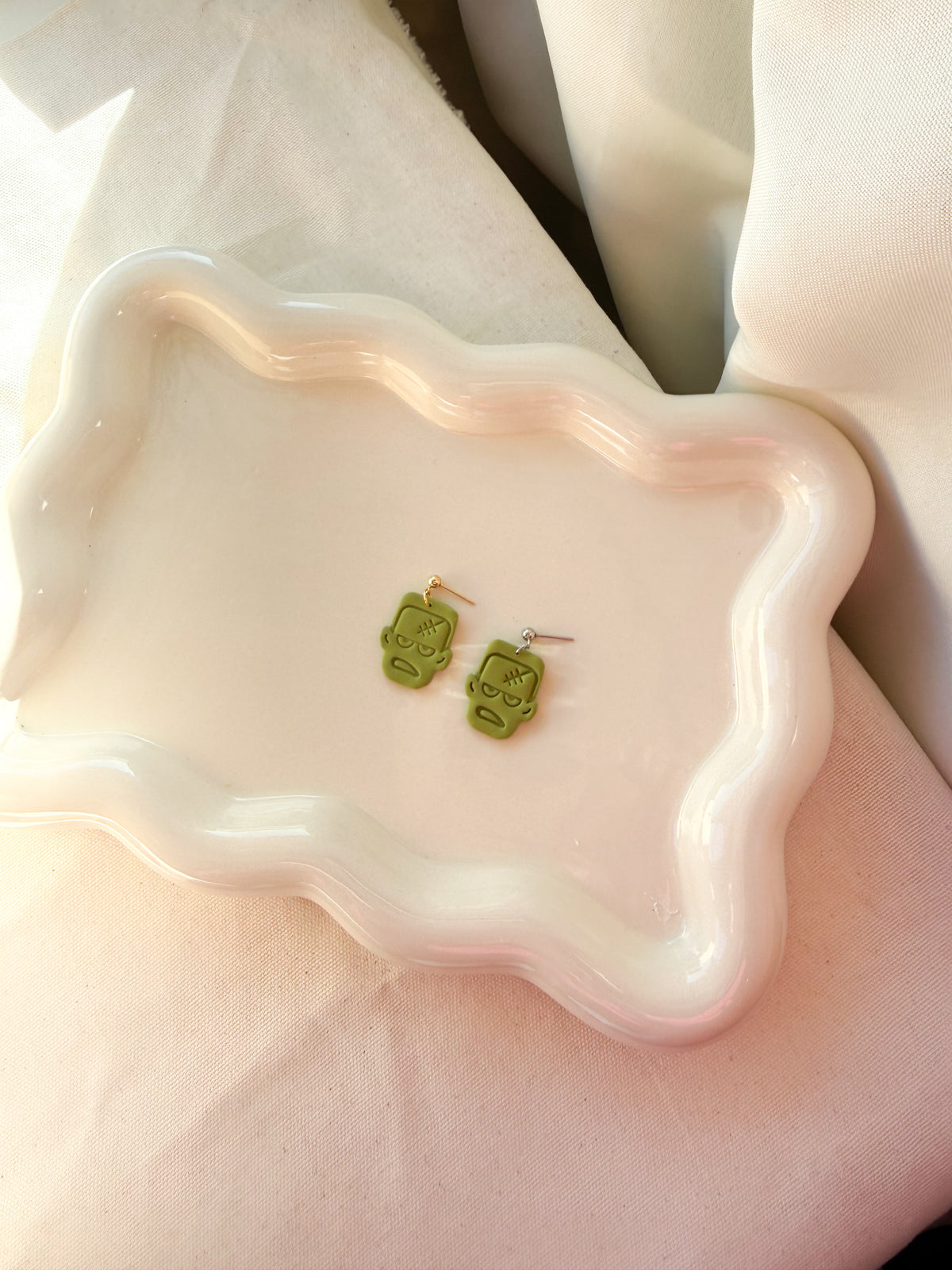 Polymer Clay Creature Earrings