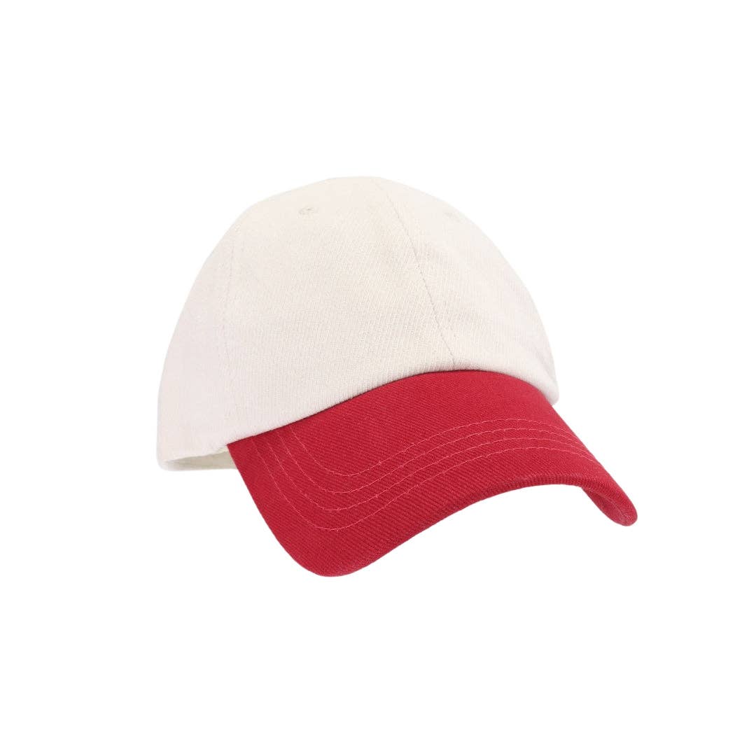 Two-Tone Brushed Cotton Twill C.C Ball Cap BAB8062