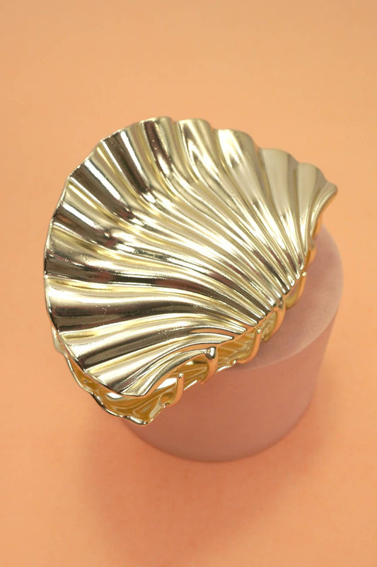 SEASHELL GOLD SILVER ALLOY HAIR CLAW HAIR CLIP | 40H934