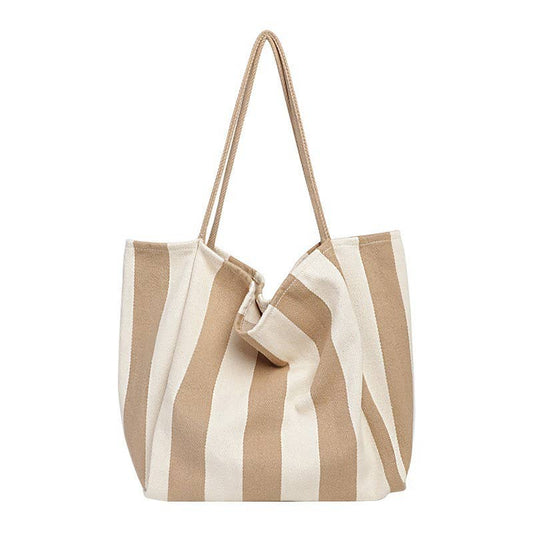 STRIPED TRENDING TOTE BAG | 40P560