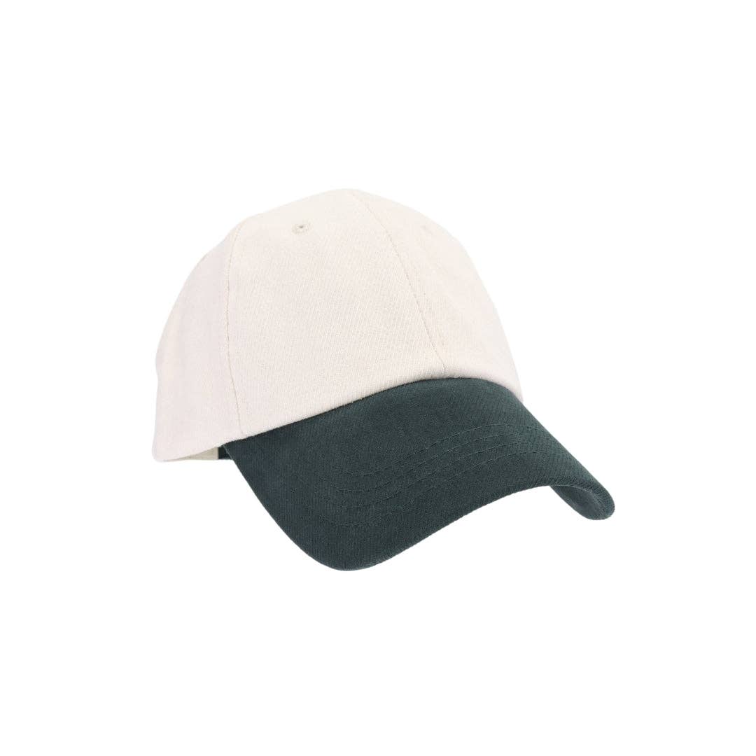Two-Tone Brushed Cotton Twill C.C Ball Cap BAB8062