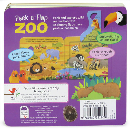 Zoo Interactive Lift a Flap Board Book