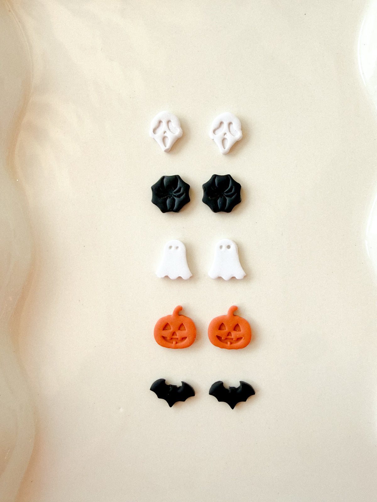 SPOOKY POLYMER CLAY EARRINGS