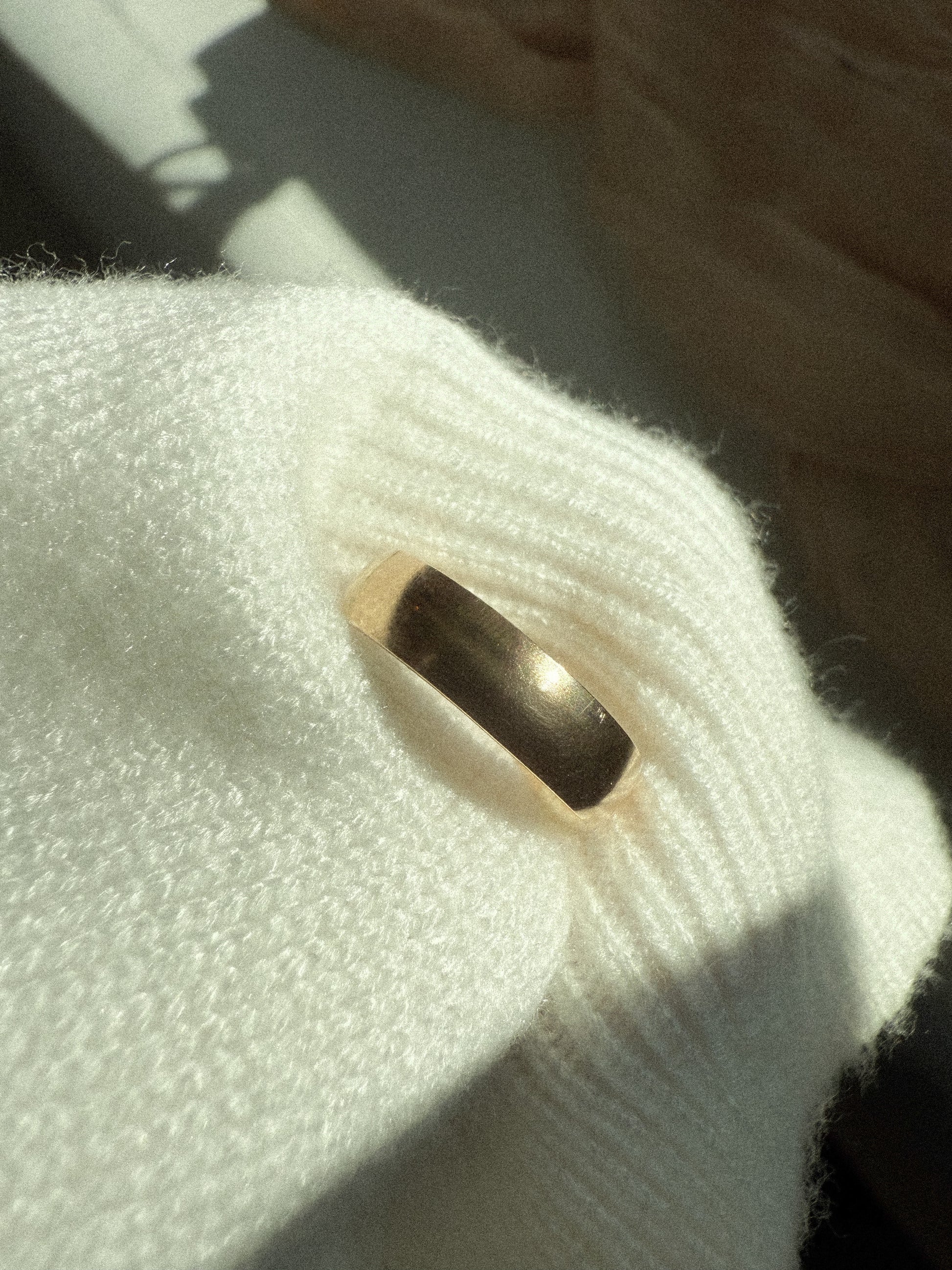 14kt Gold Filled Smooth Thick Band Ring