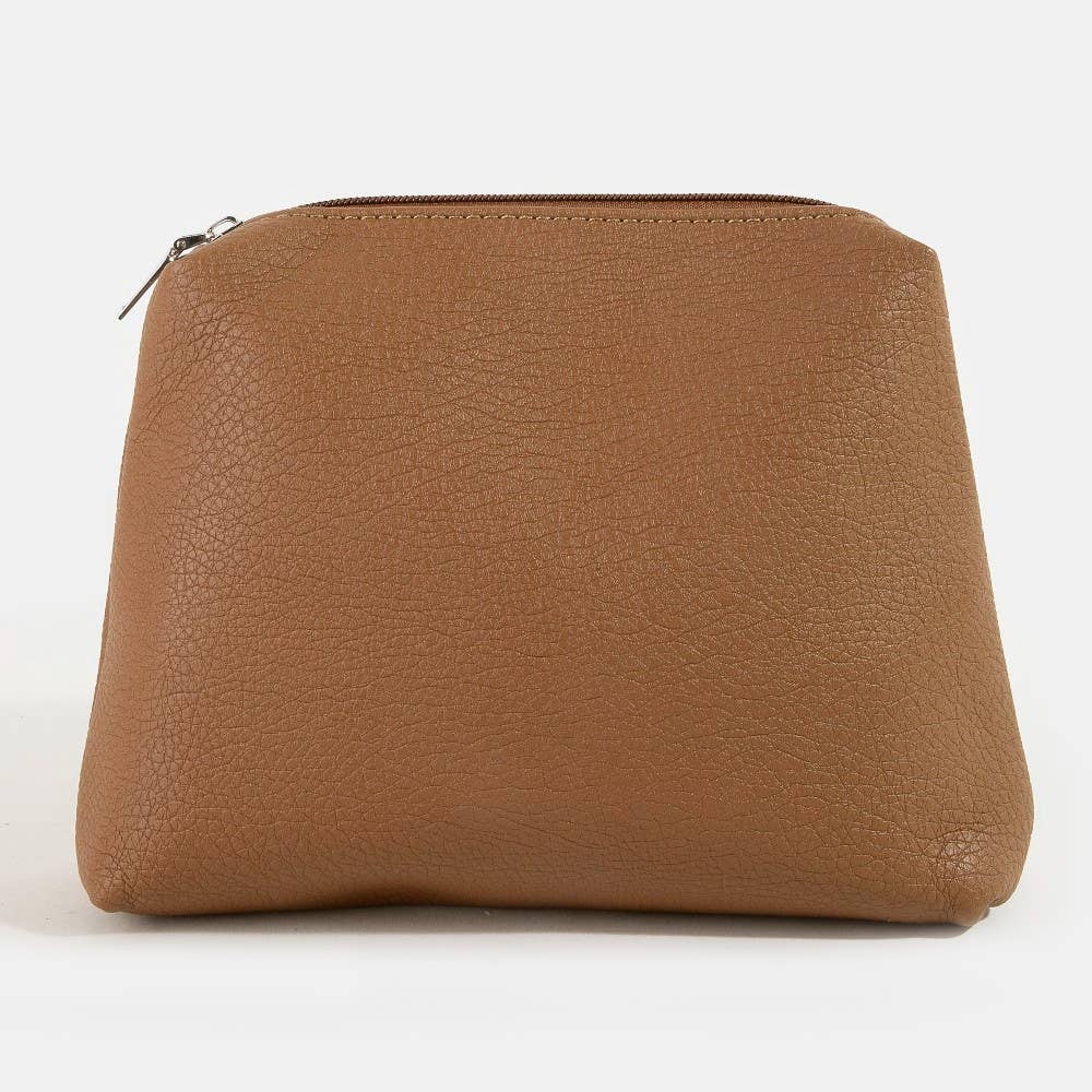 Intricate Cutout Motif Leather Shoulder Bag