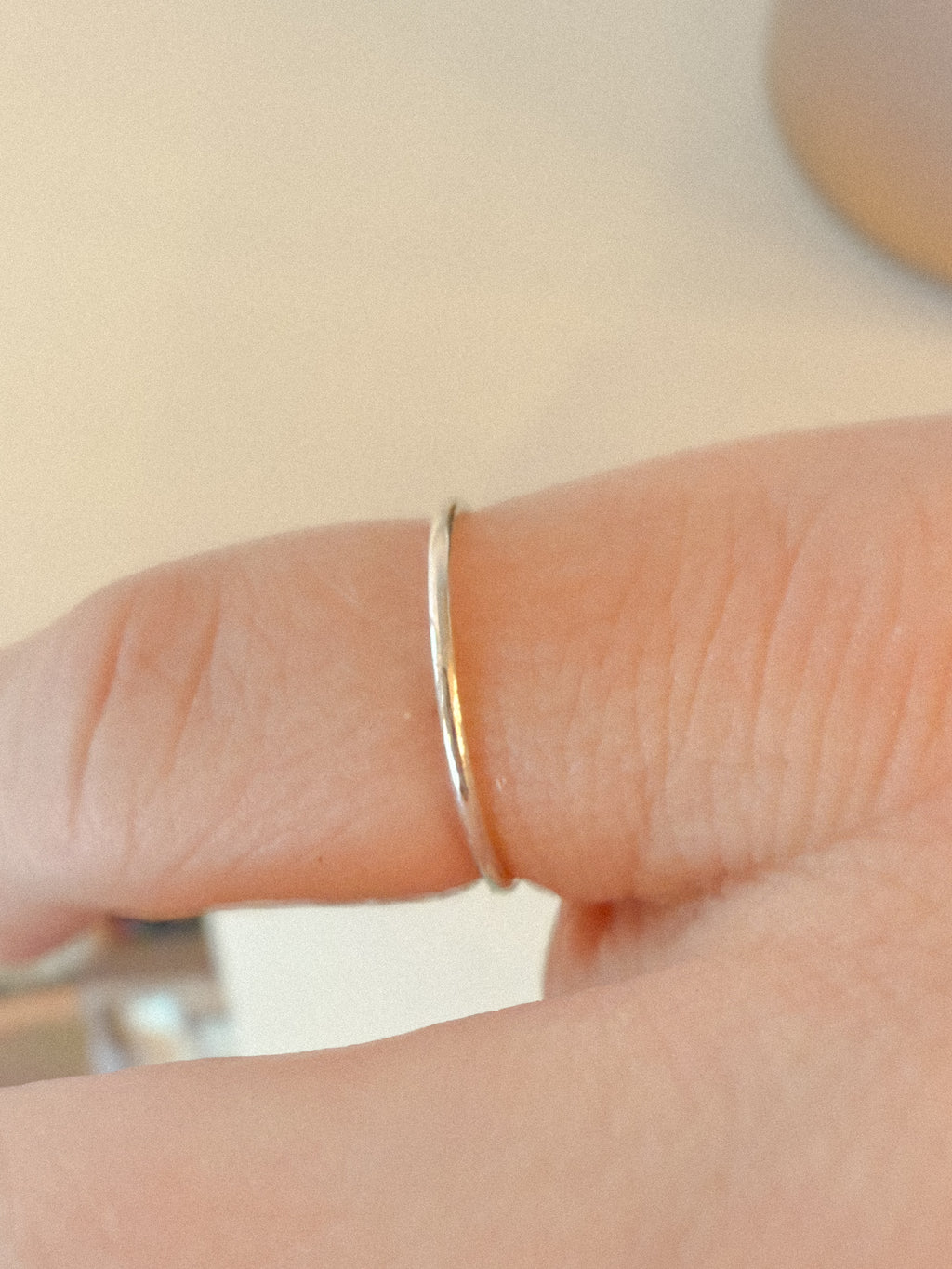 Smooth Sterling Silver Stacking Ring