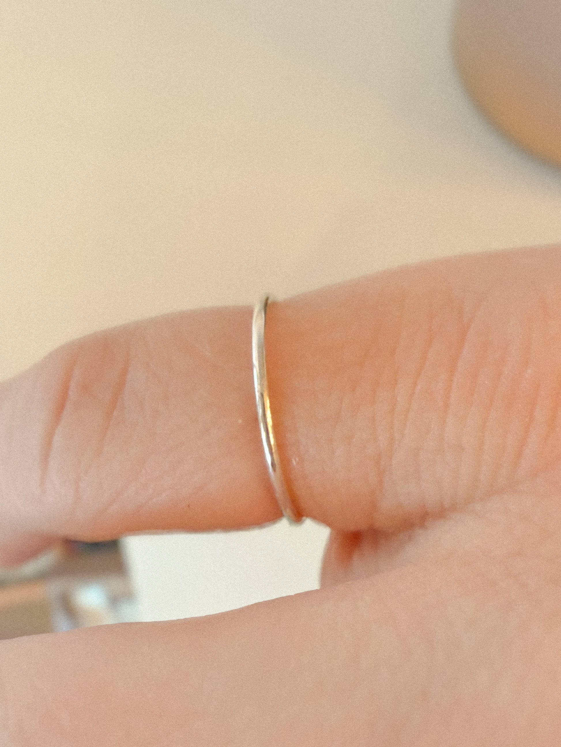 Smooth Sterling Silver Stacking Ring