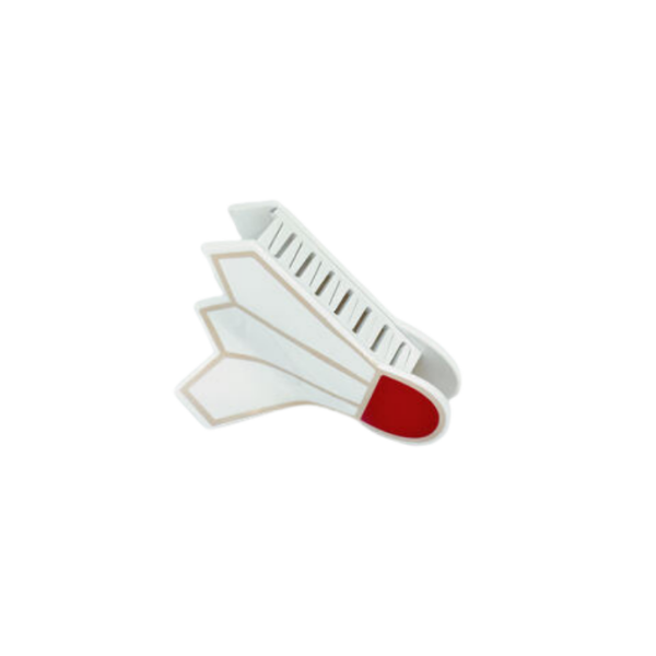 Shuttlecock Claw Clip