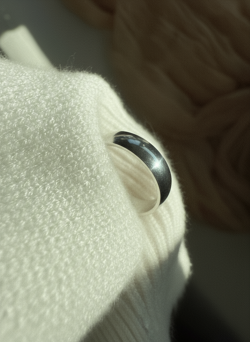 Sterling Silver Smooth Thick Band Ring