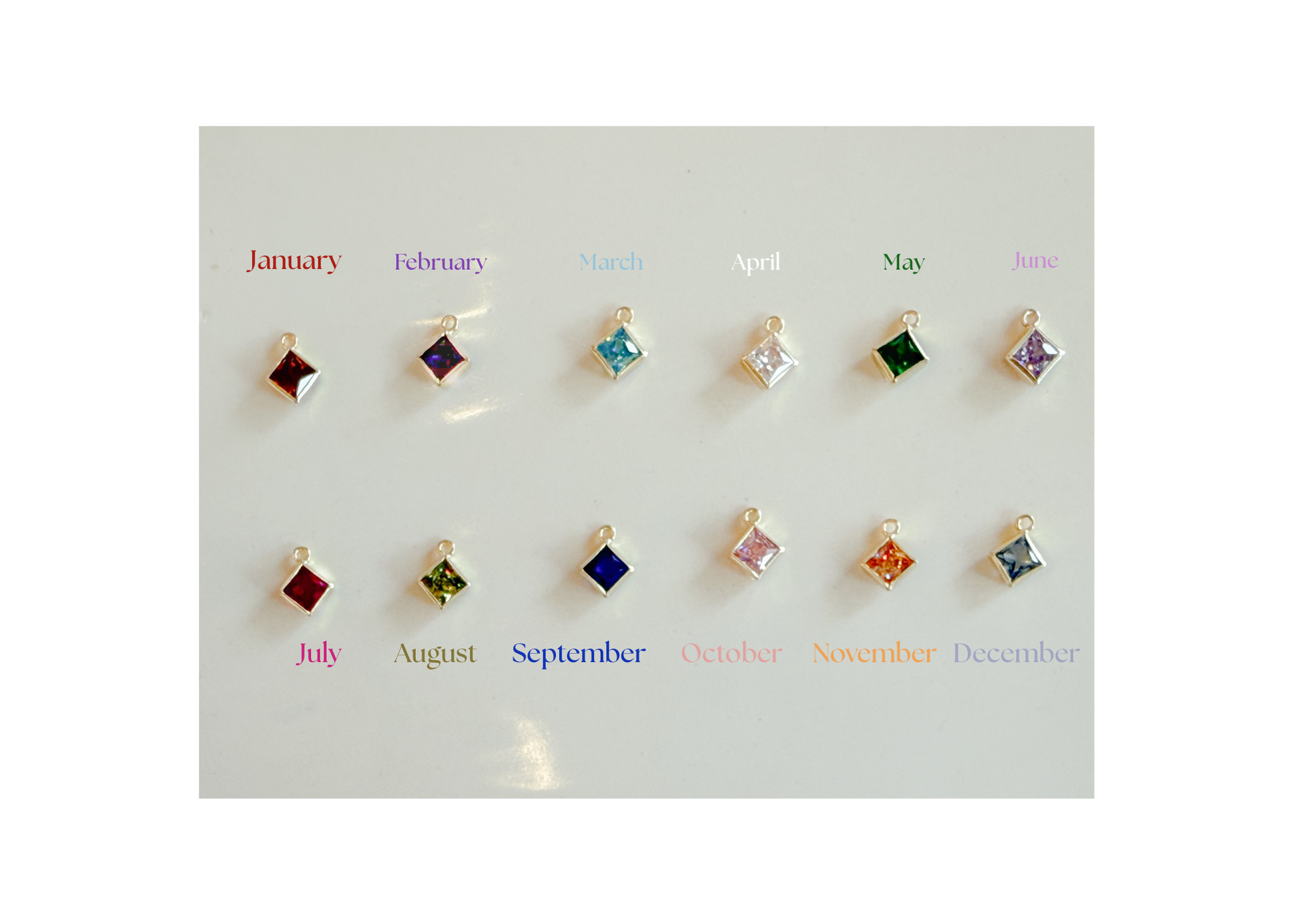 14k Gold Filled Birth Month Necklace