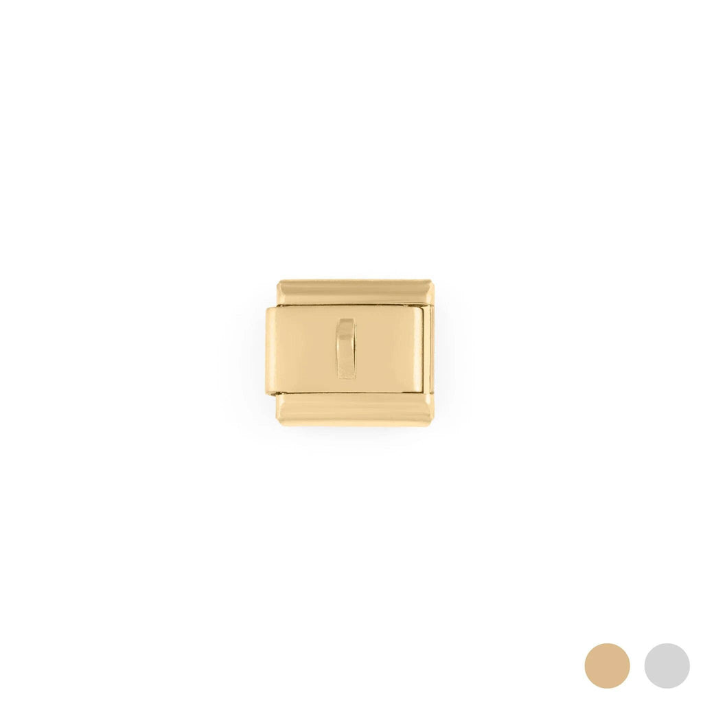 18K Gold PVD Stainless Steel Charm Connector Italian Charm