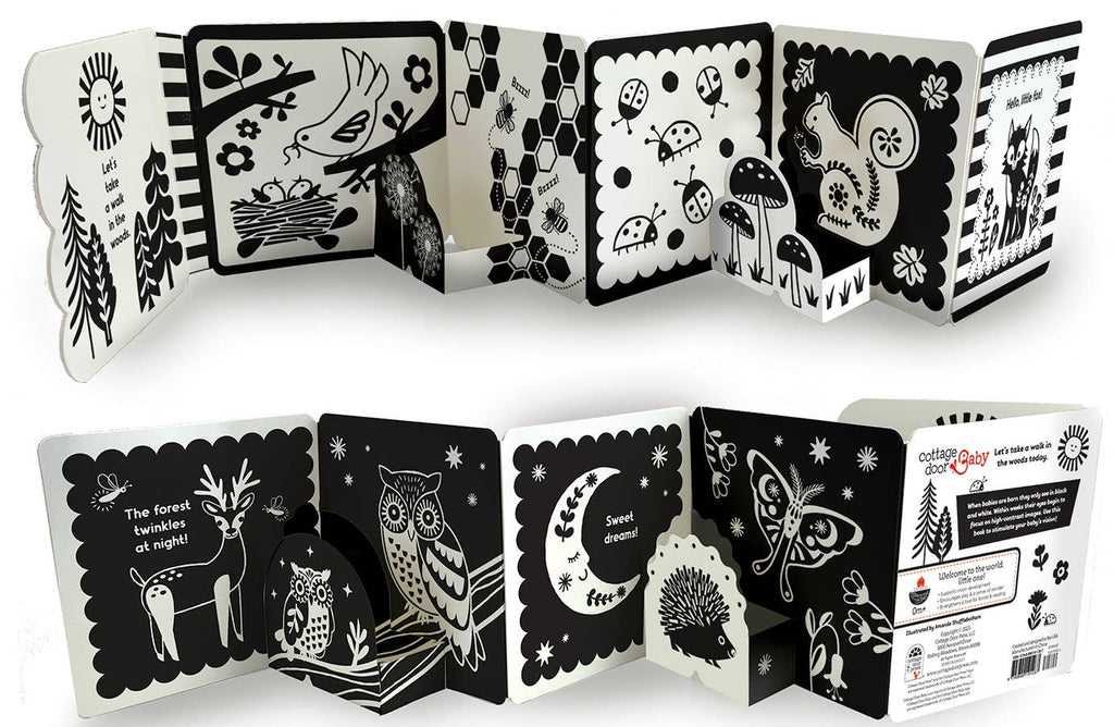 Look, Look, Baby! Forest High Contrast Black & White Book