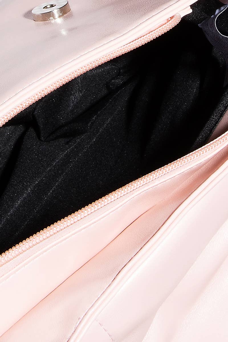 Leather Bow Knot Square Bag