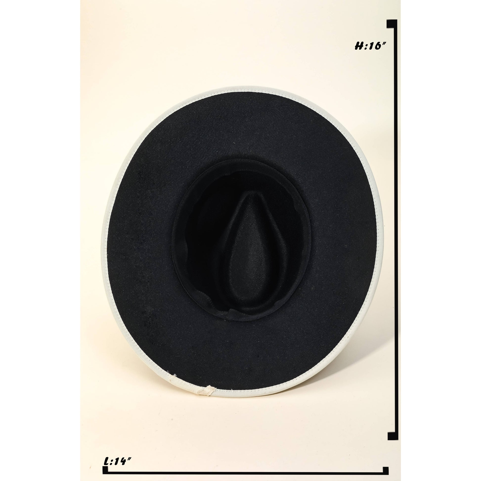 Boho Band Two Tone Fedora Hat