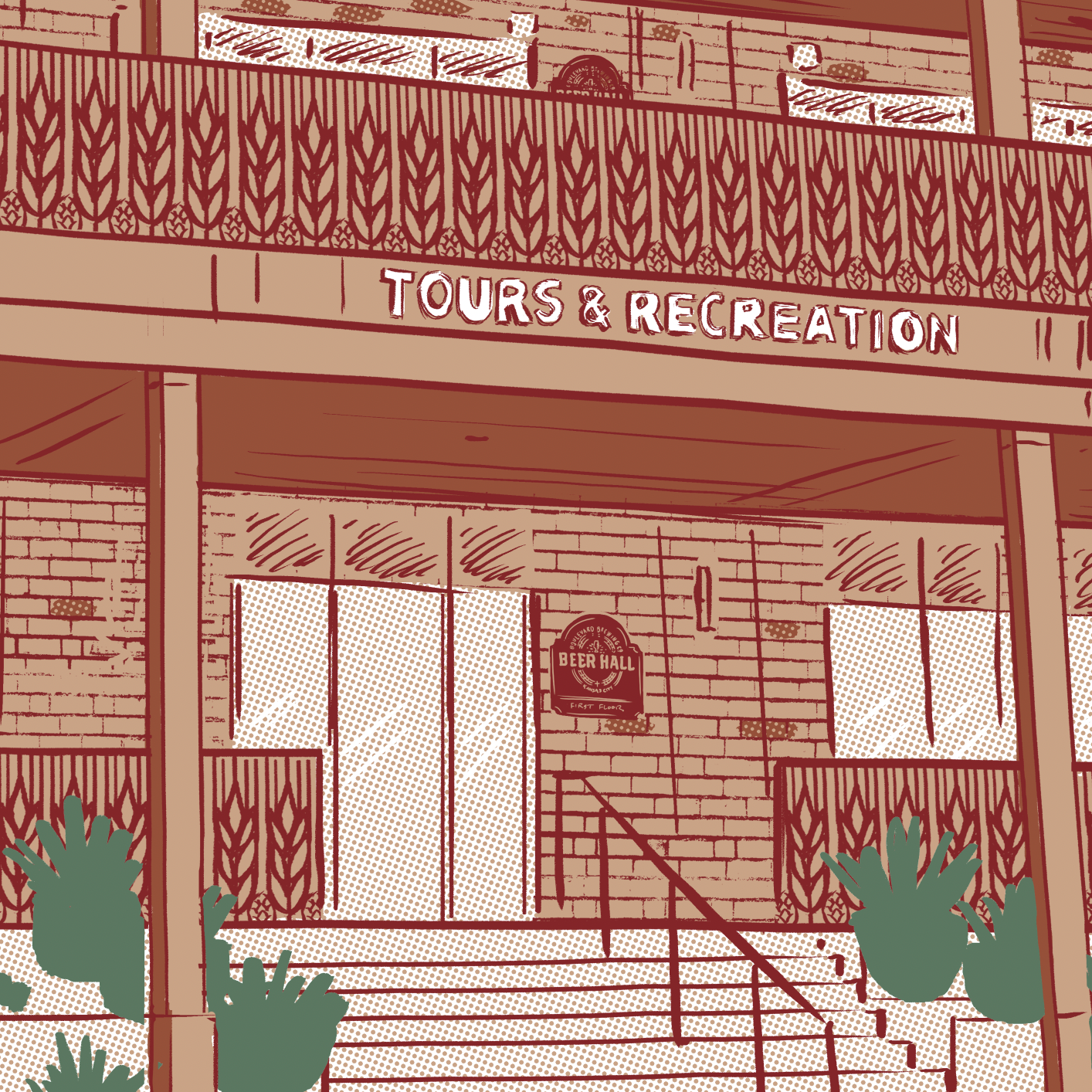 Boulevard Beer Hall Kansas City Print