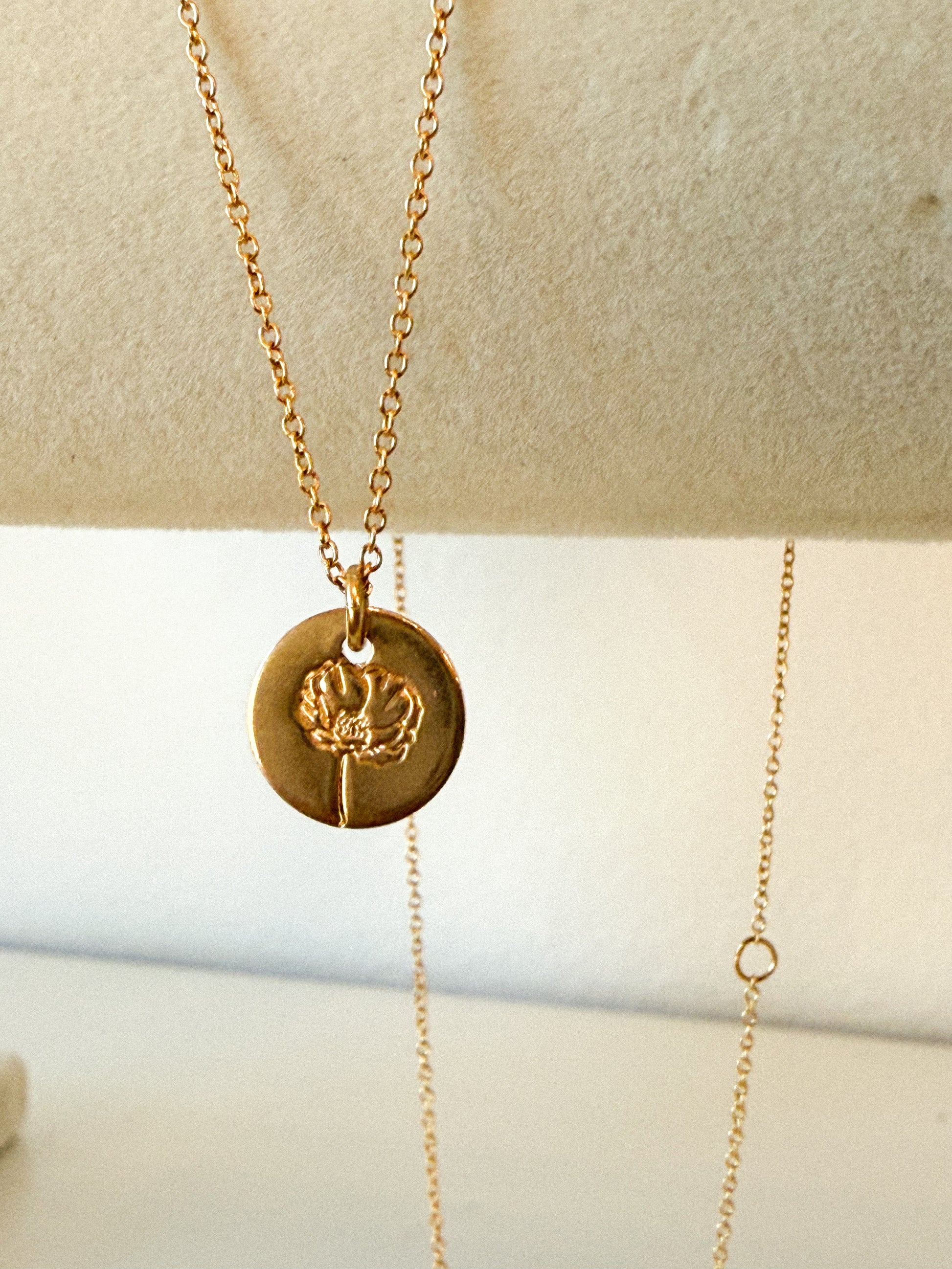 14kt Gold Filled Birth Flower Necklace