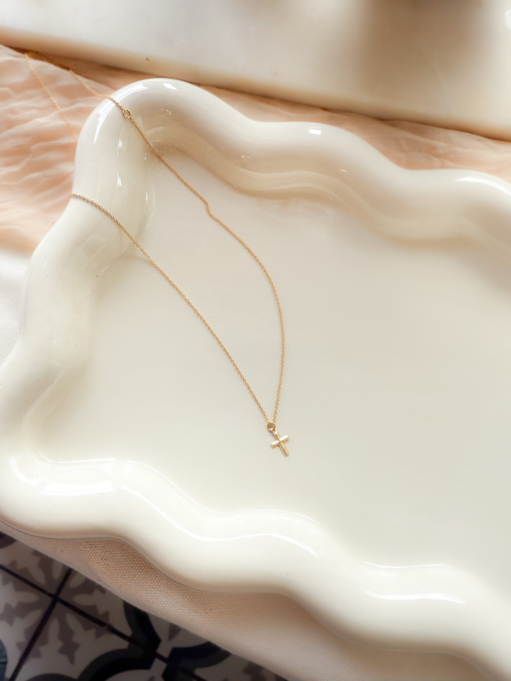 14kt Gold Filled Cross Necklace