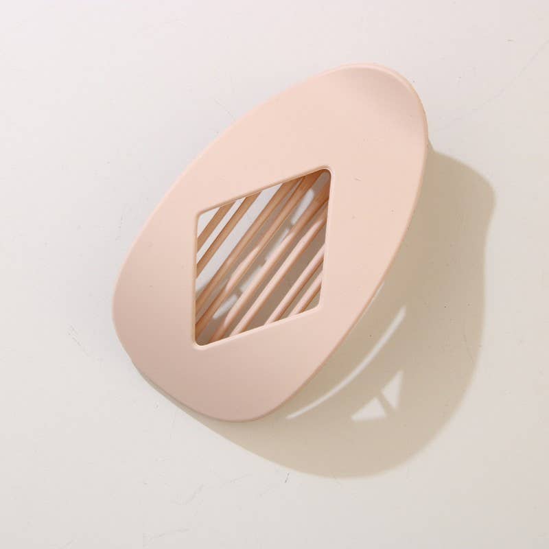 Jumbo Lay Flat Oval Hair Claw Clips Secure Styling | 40H991