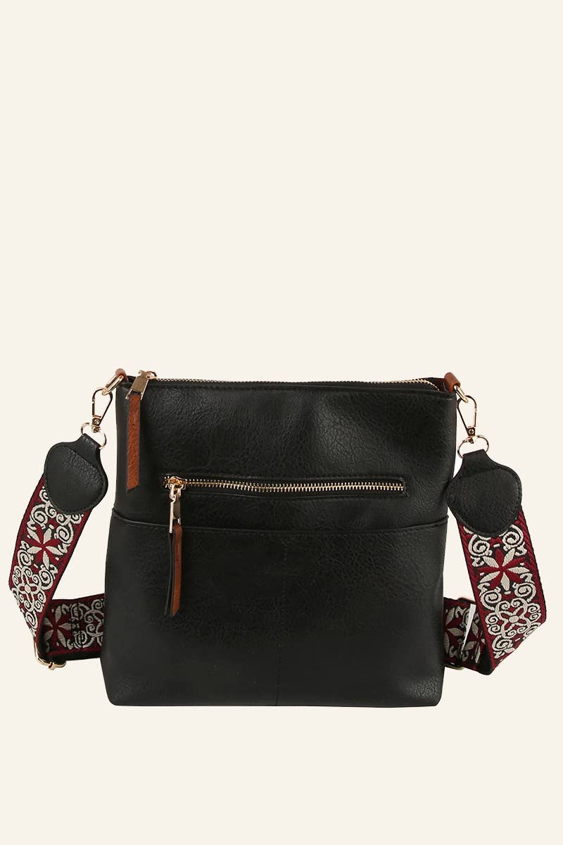 Classic Front Pocket Crossbody Sling Bag