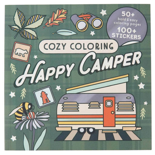 Cozy Coloring: Happy Camper - Adult & Teen Coloring Book
