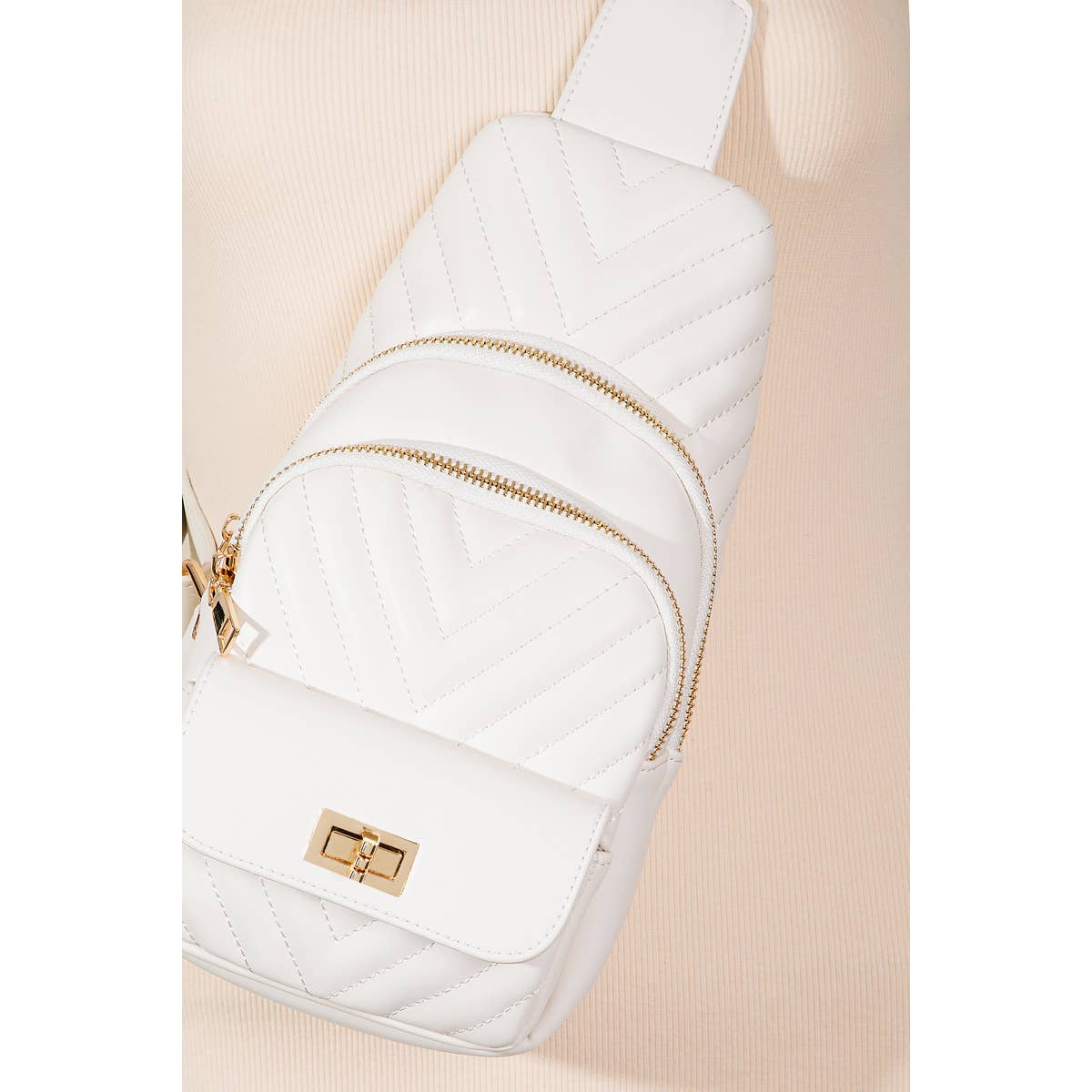 Leather Cushioned Sling Bag