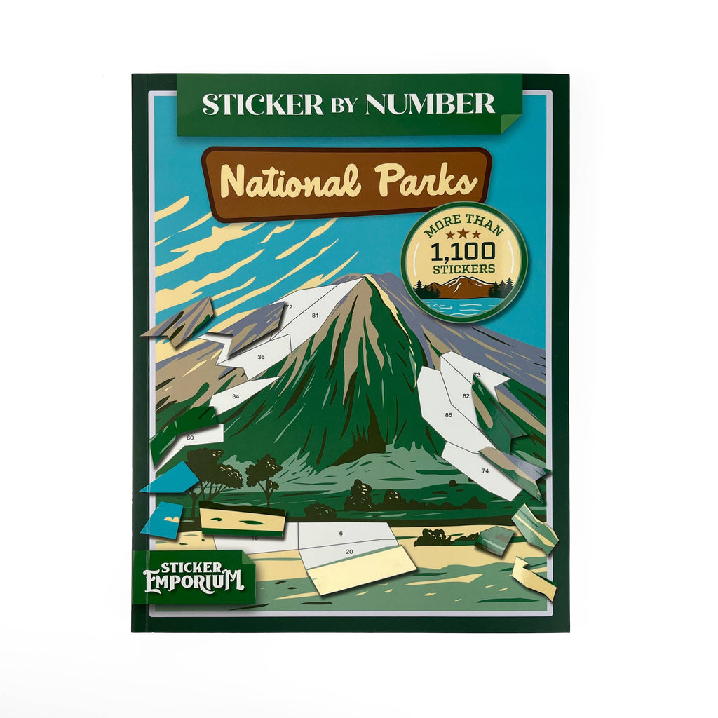 National Parks: Sticker-by-Number Activity Book