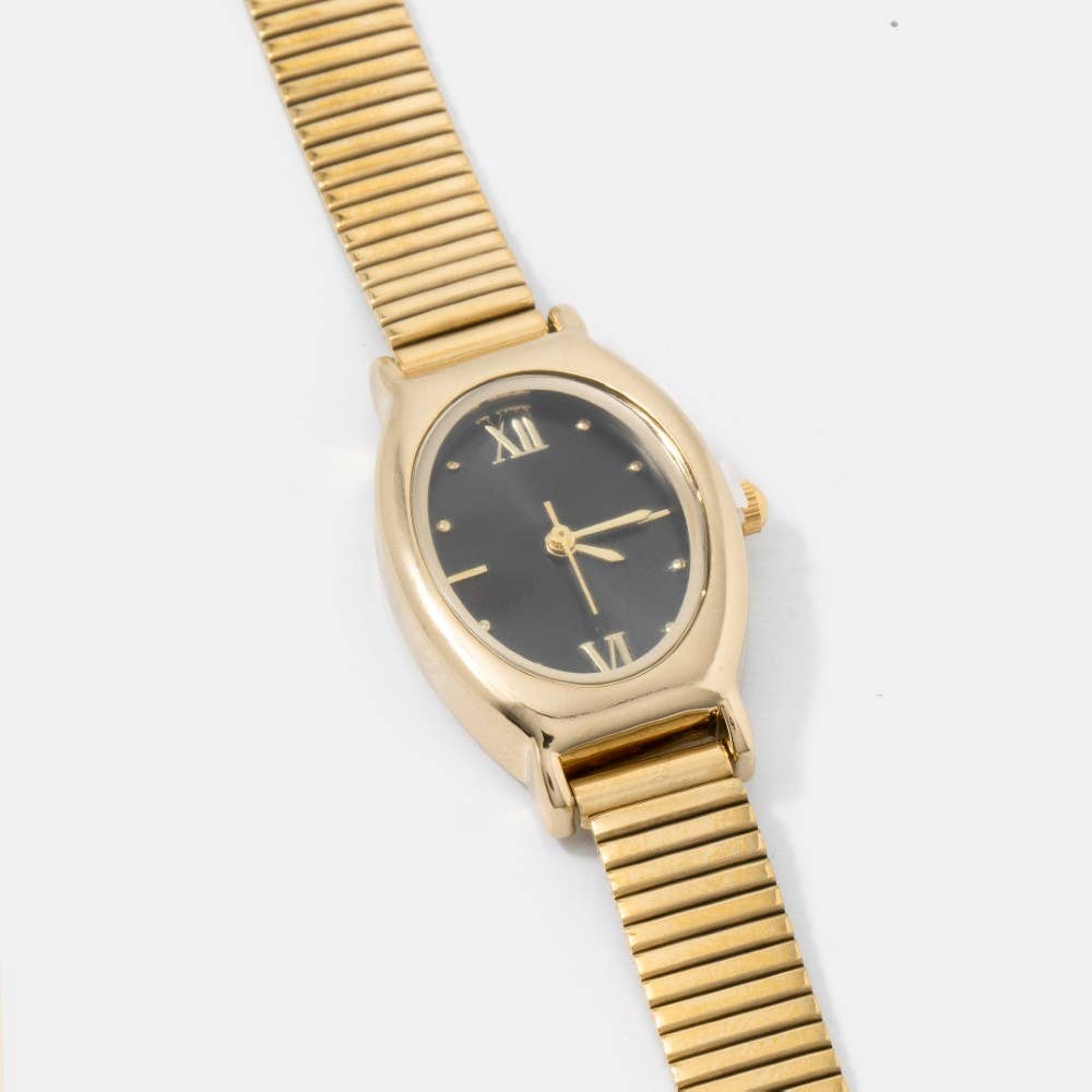 Snake Band Oval Style Watch