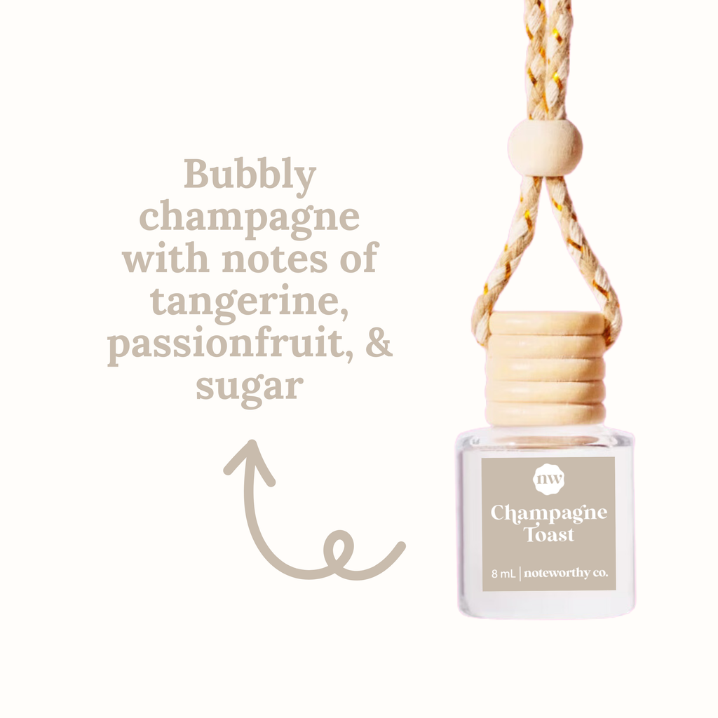 Car Diffusers | Core Scents (2025): Individual Mylar Bag / Champagne Toast