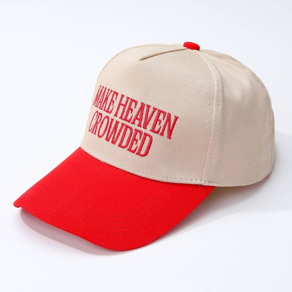 MAKE HEAVEN CROWDED BASEBALL CAP |  40HW748