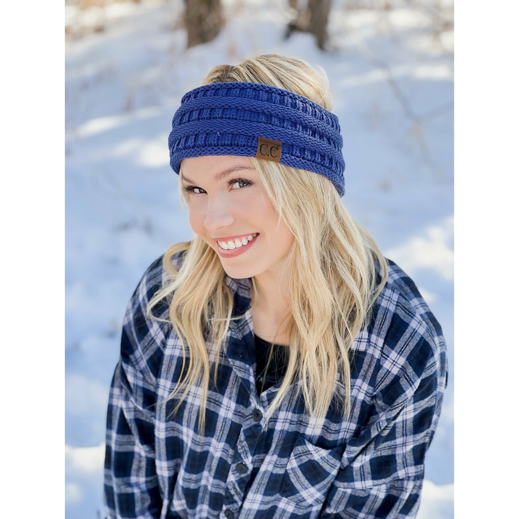 Solid Ribbed Women's Fashion Headband