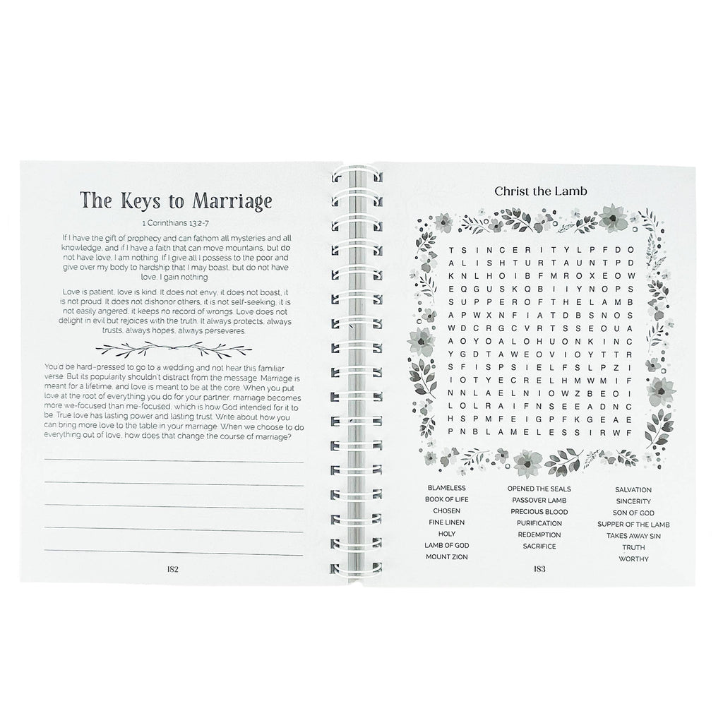 Devotional Puzzle Journal Religious GOD Puzzle Gift Book