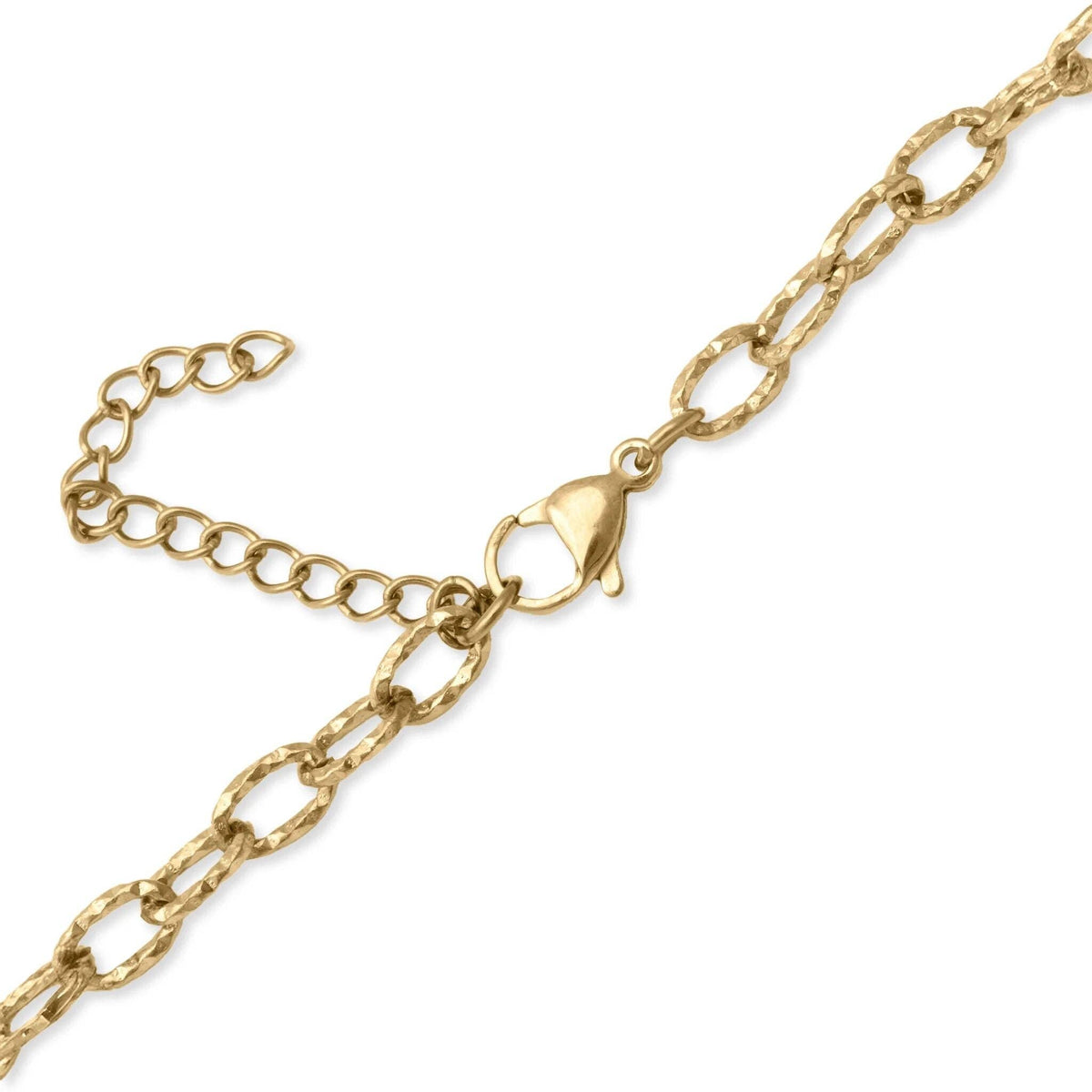 18K Gold PVD Stainless Steel Cable Link Chain Necklace