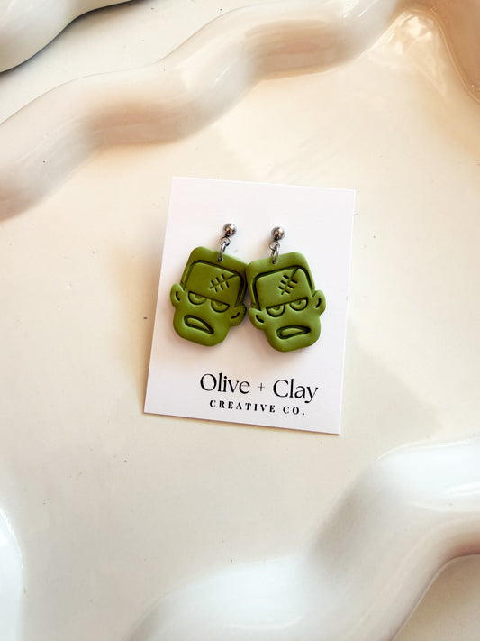 Polymer Clay Creature Earrings