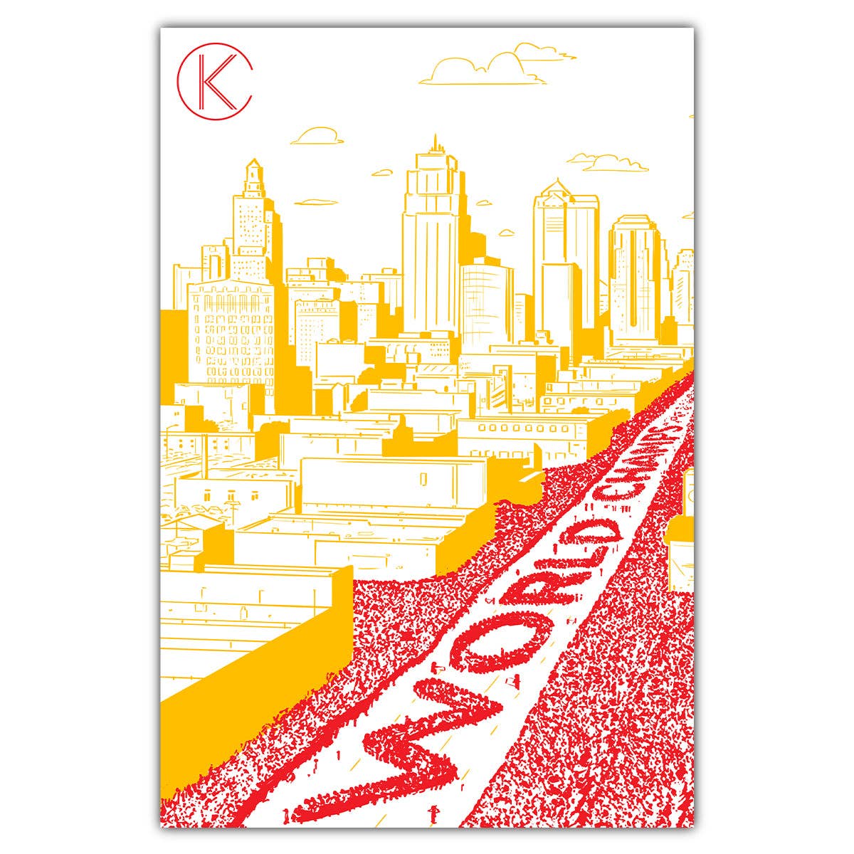 Kansas City World Champions 2020 Postcard