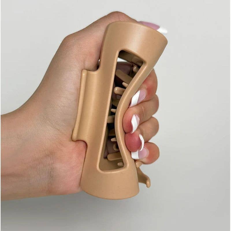 Jumbo Bendable Flexible Hair Claw Clips | 40H1003