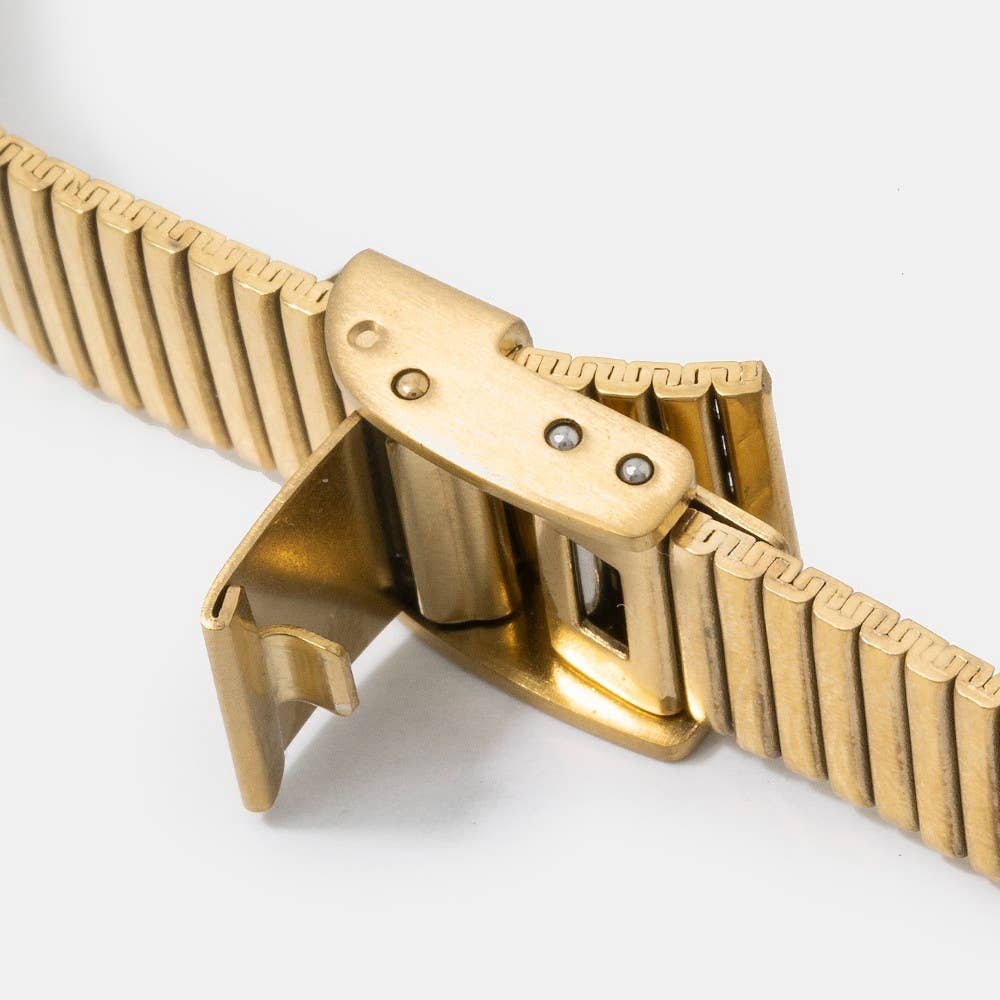 Snake Band Oval Style Watch