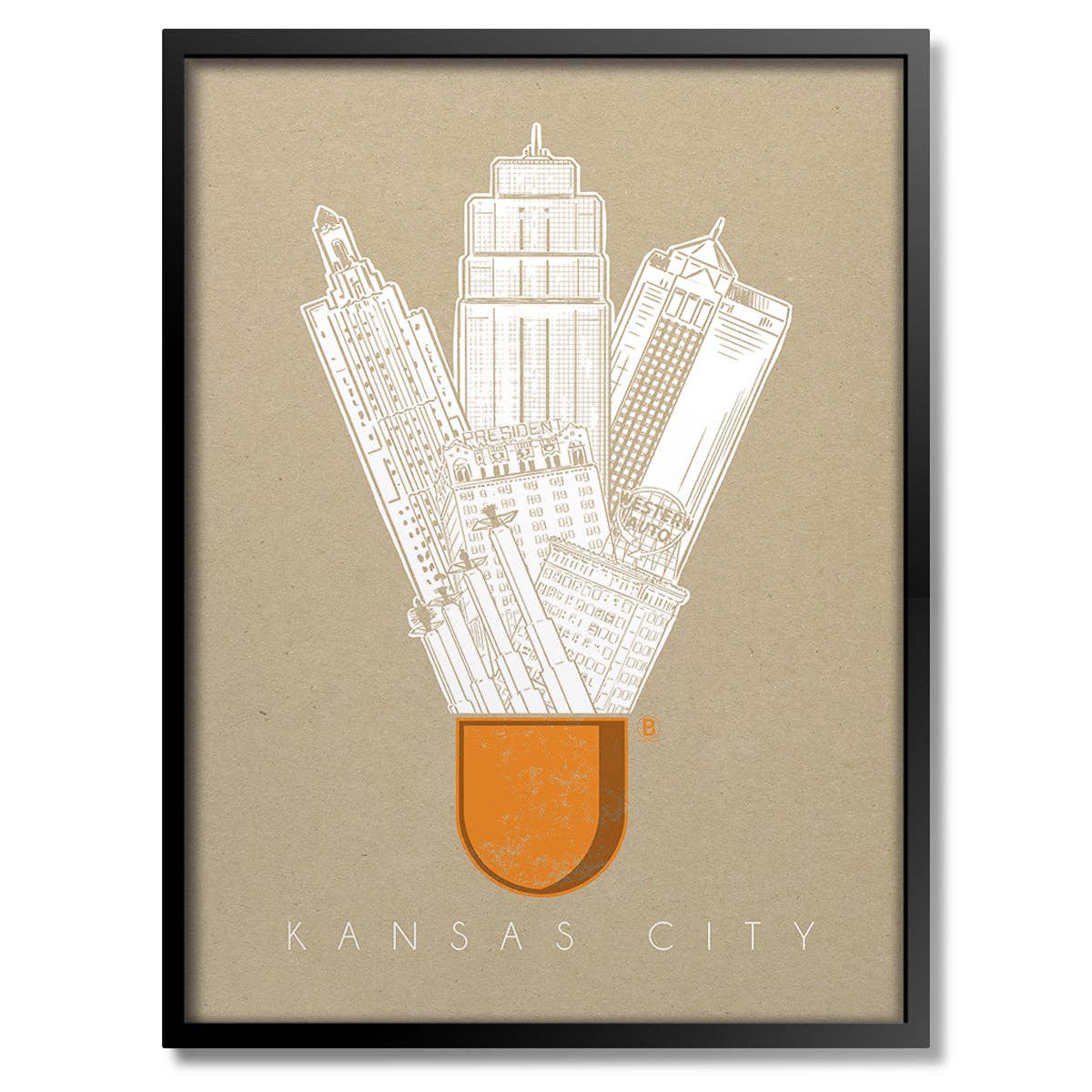 Kansas City Icons Print