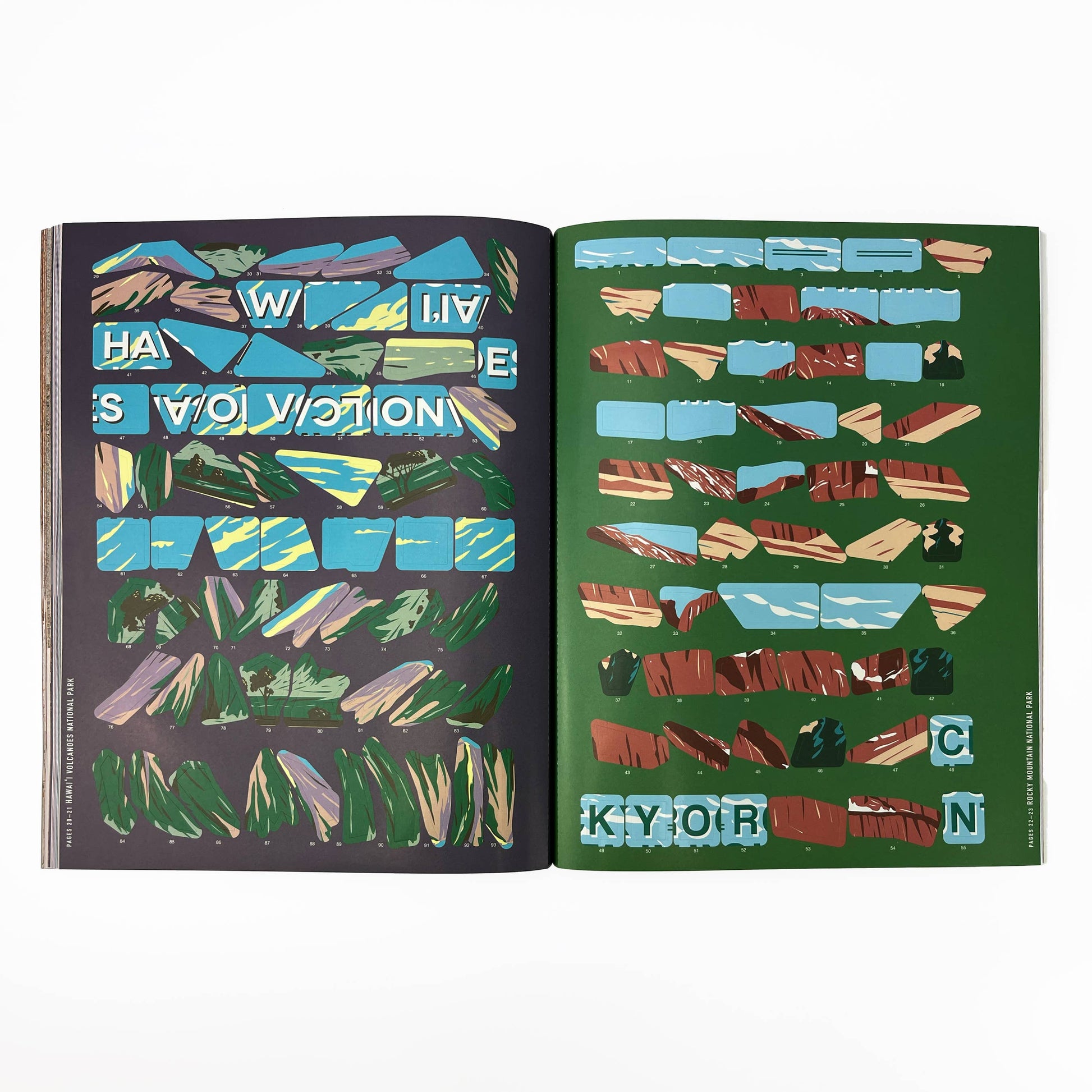 National Parks: Sticker-by-Number Activity Book