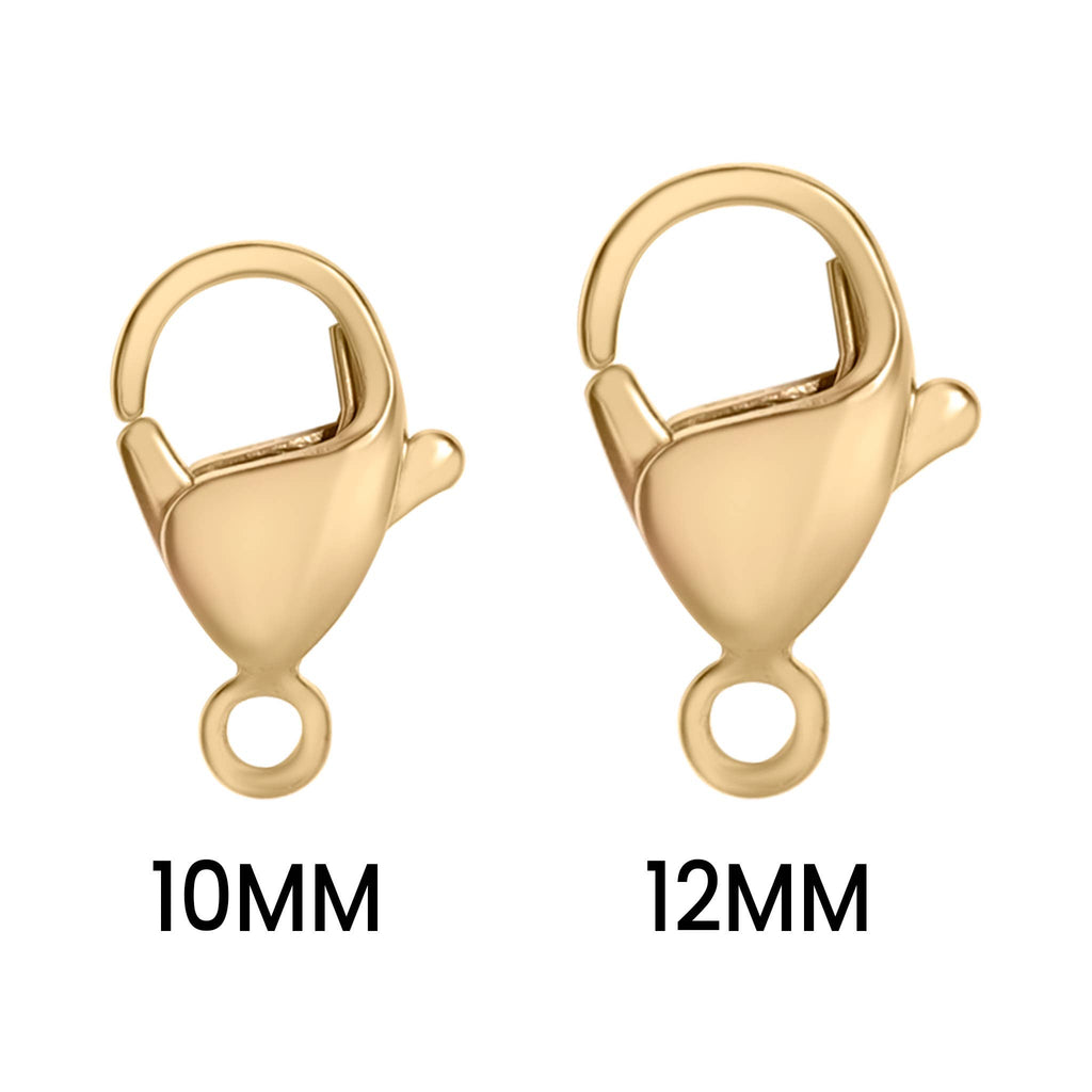 18K Gold PVD Stainless Steel Lobster Clasp