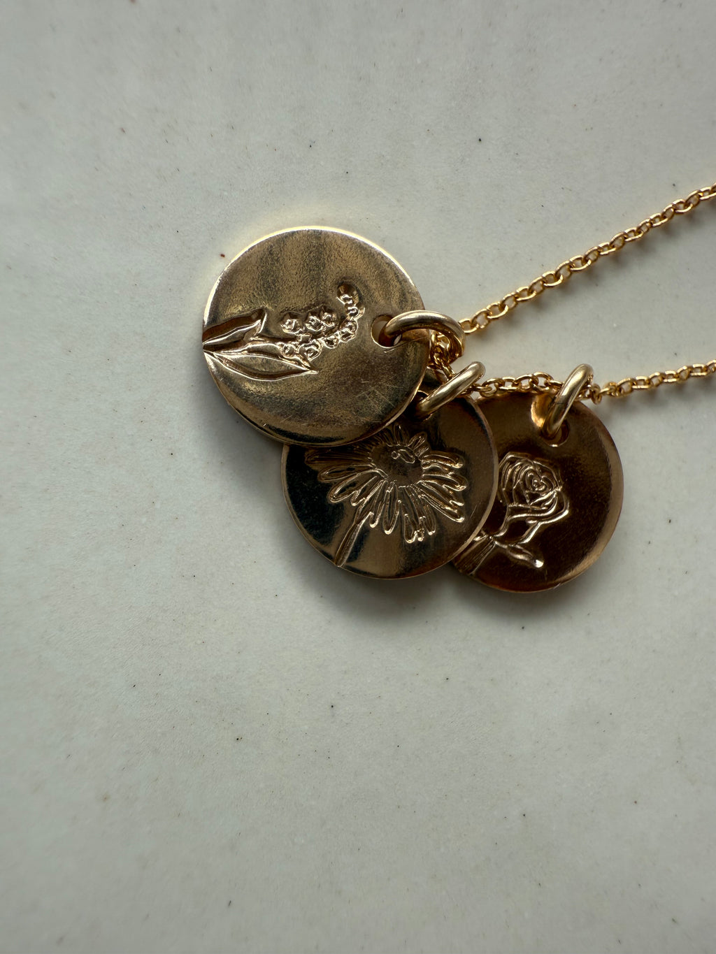14kt Gold Filled Birth Flower Necklace