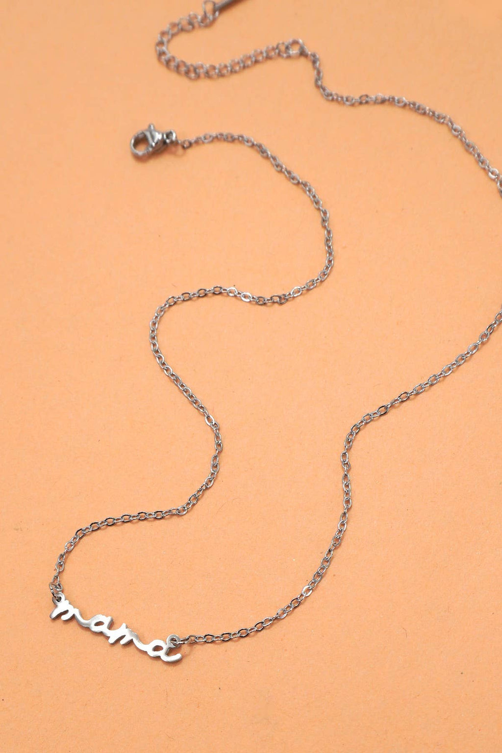 18K STAINLESS STEEL TARNISH FREE MAMA NECKLACE | 40NK9479