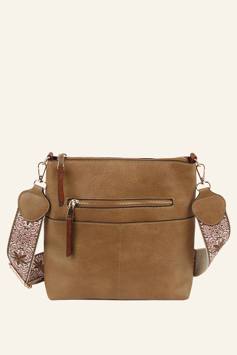Classic Front Pocket Crossbody Sling Bag