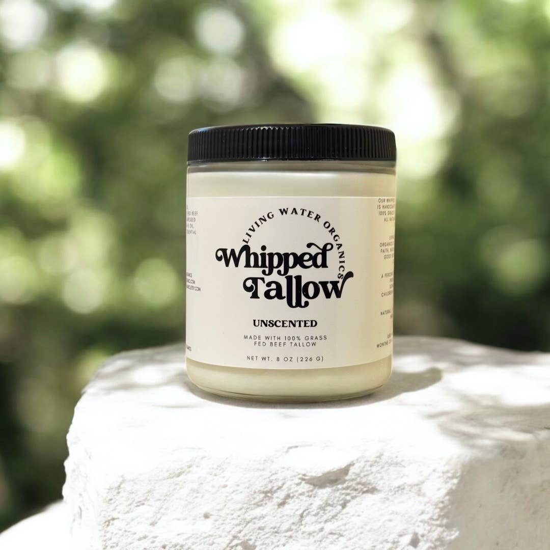 Whipped Tallow for Face, Hair, and Skin, Natural Tallow