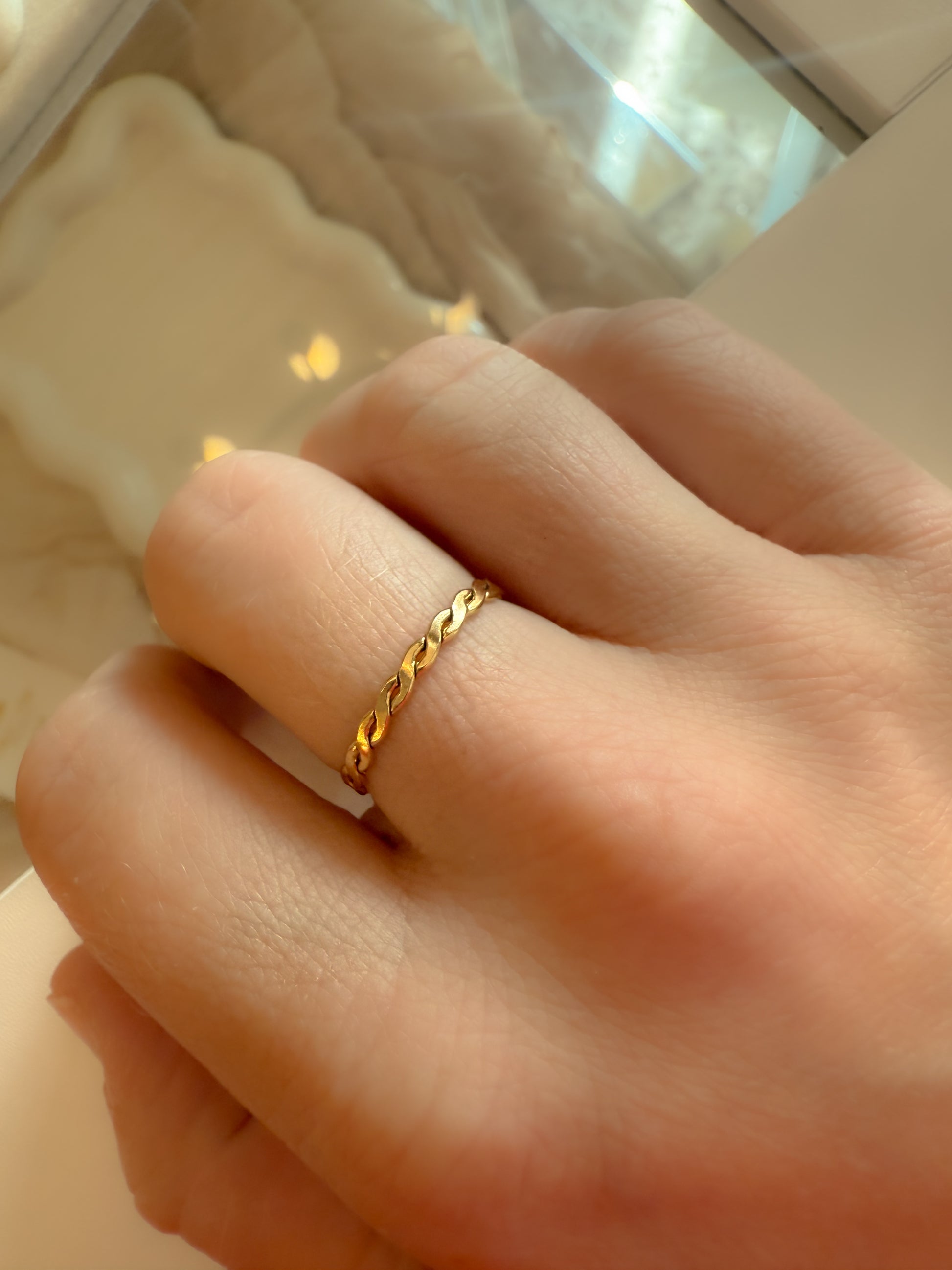 Woven Ring Gold Filled