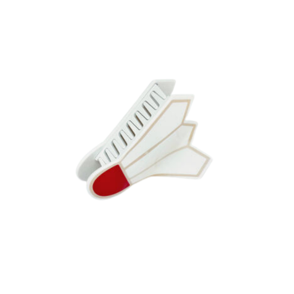 Shuttlecock Claw Clip