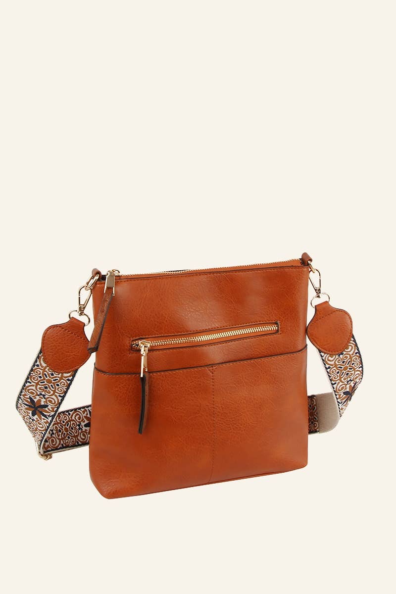 Classic Front Pocket Crossbody Sling Bag