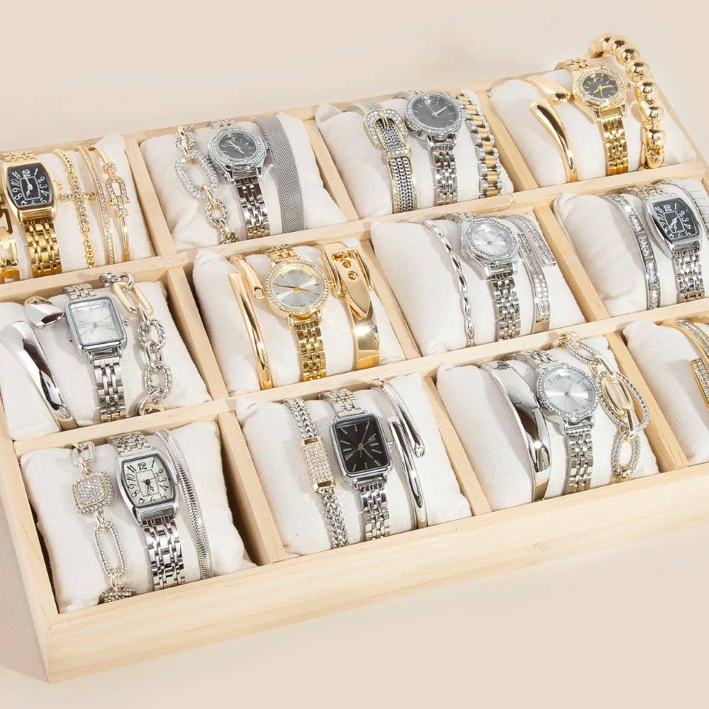 Wooden Jewelry Bracelet Display Box
