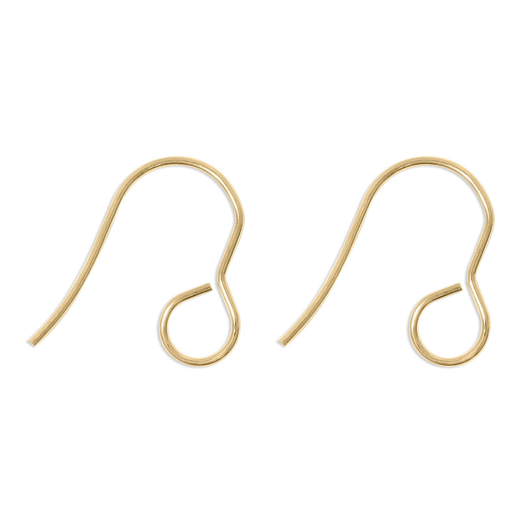 20pc 18K Gold PVD Stainless Steel Wire Earring Hooks